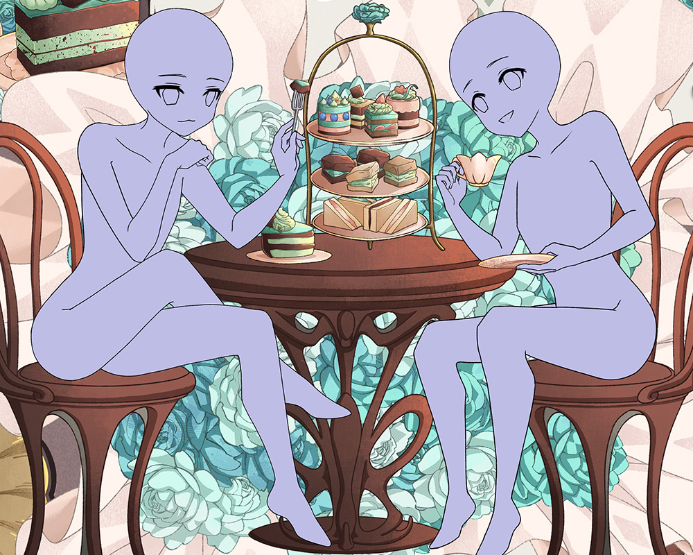 Mint Chocolate Spring YCH Banner