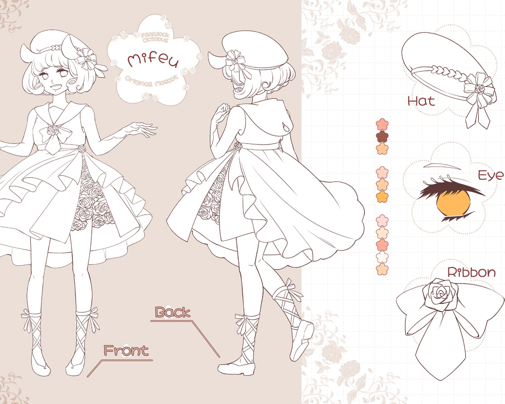 Mifeu for Plankton Style Character Sheet Sketch Display