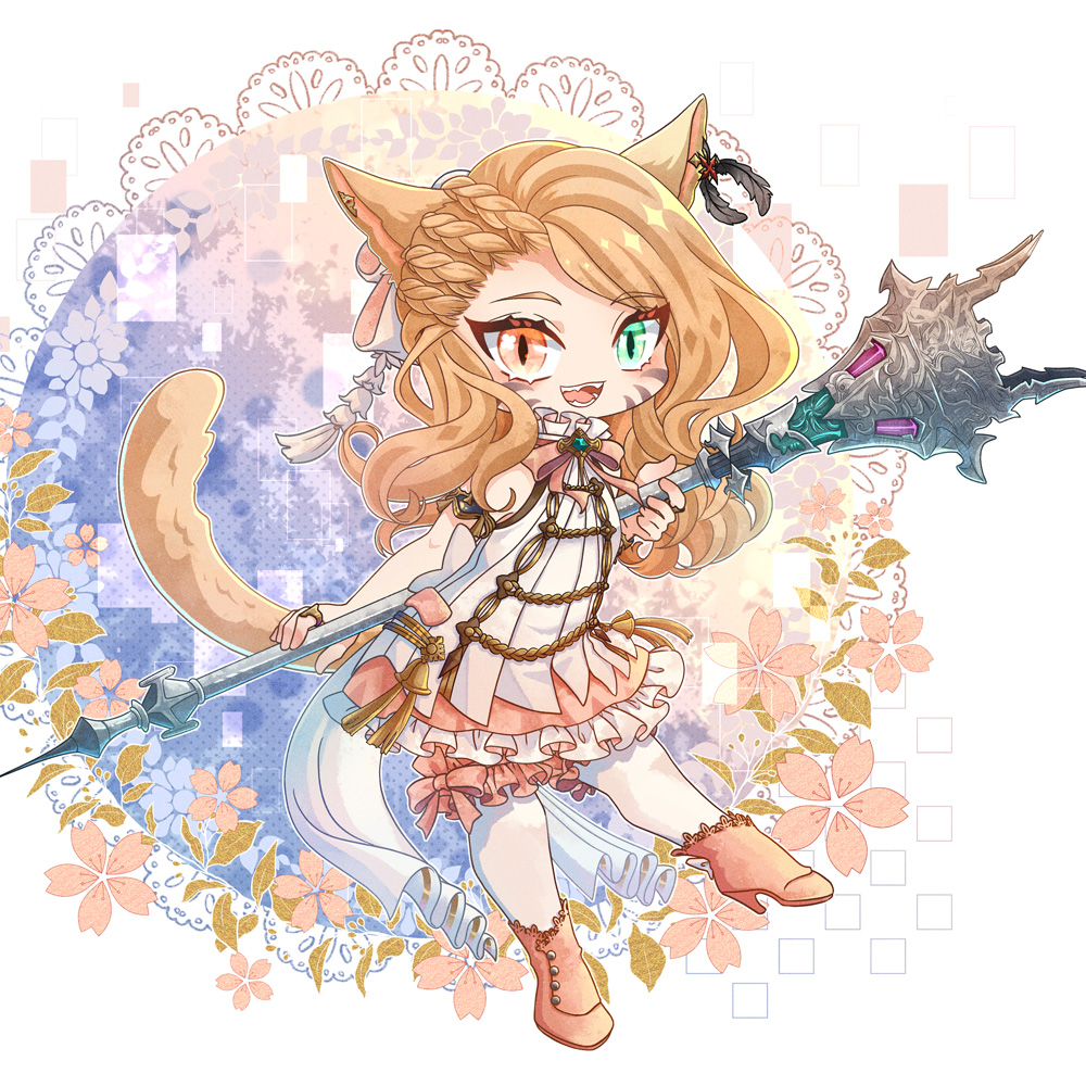 Lycana's Commission for Starfish Style Chibi Banner