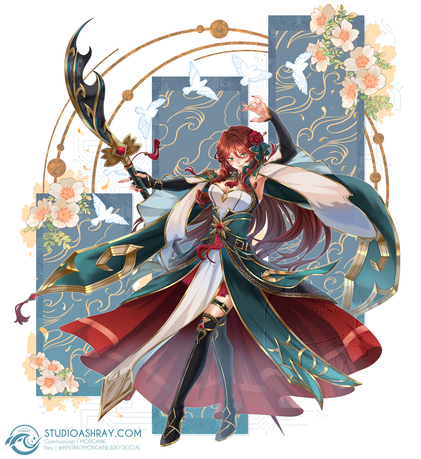 Morgaine's Commission for Pearl Style Character Portrait