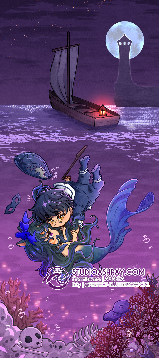 Amanda's Commission for Eadarsith Cove: Siren Song YCH